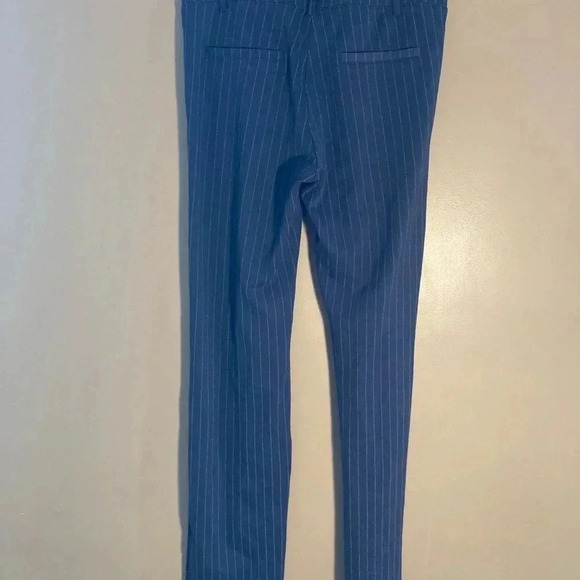 Betabrand striped navy  pants - Picture 4 of 6